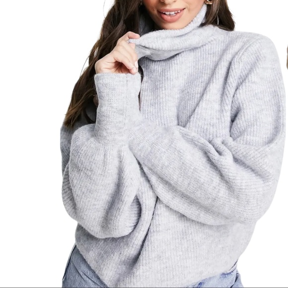 Topshop Sweaters - Topshop Ribbed Turtleneck Sweater